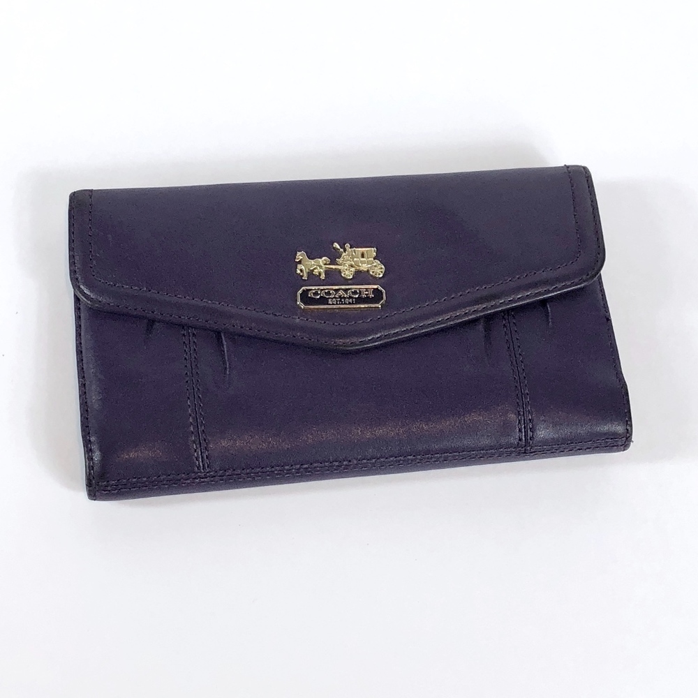 Coach Madison Trifold Leather Wallet